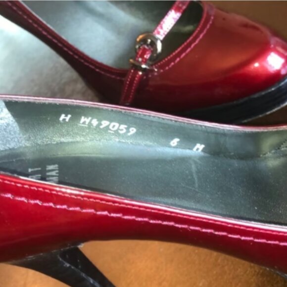 Stuart Weitzman Red High Heels Size 6 M - Picture 2 of 11
